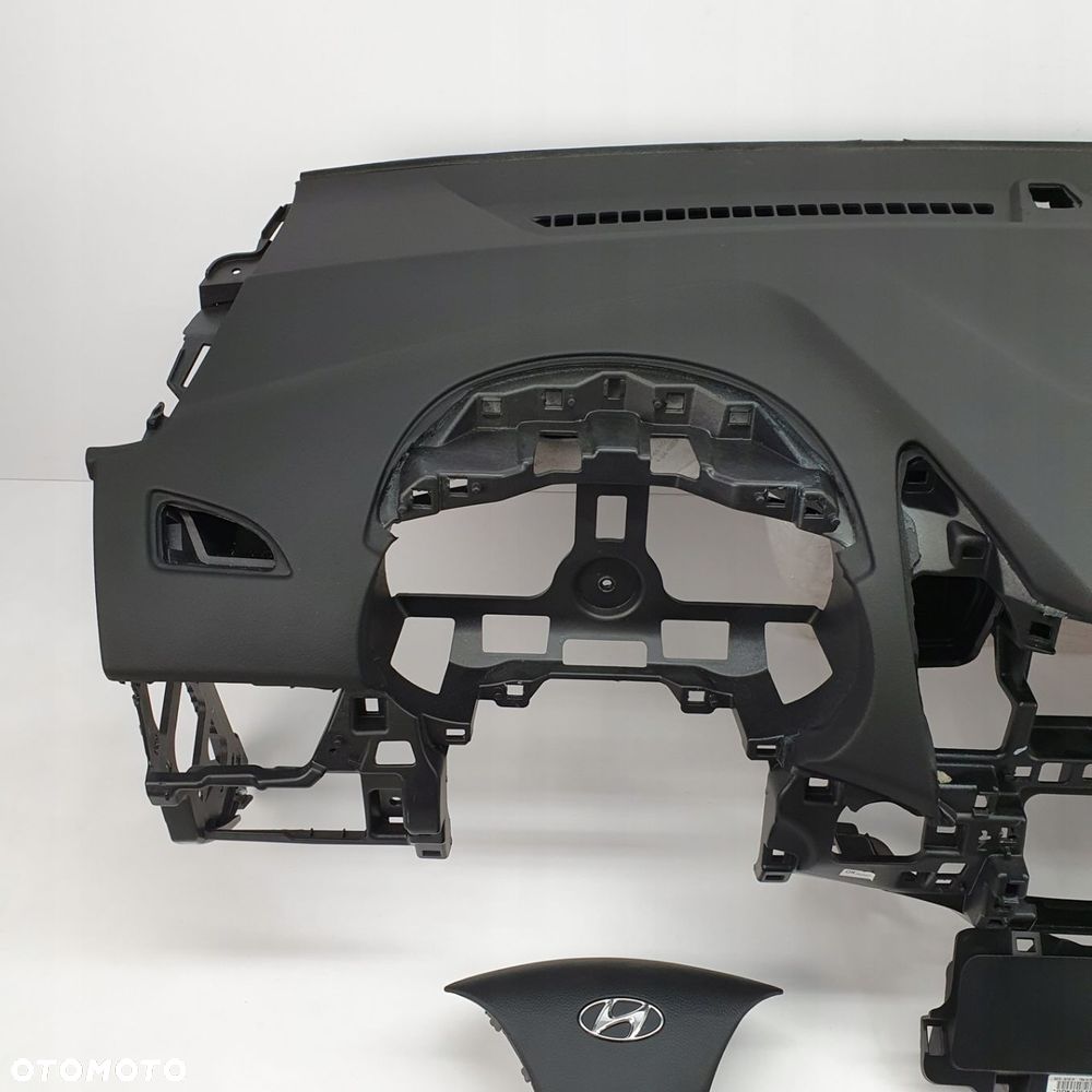 HYUNDAI i30 III DESKA ROZDZIELCZA KONSOLA KOKPIT PULPIT PODUSZKI AIRBAG AIR BAG PASY KIT SET - 2
