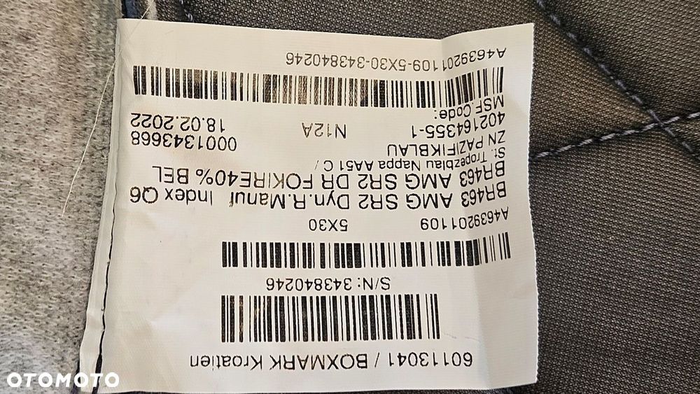 Mercedes W463 G klasa NOWA TAPICERKA kompletna fotel kanapa - 8