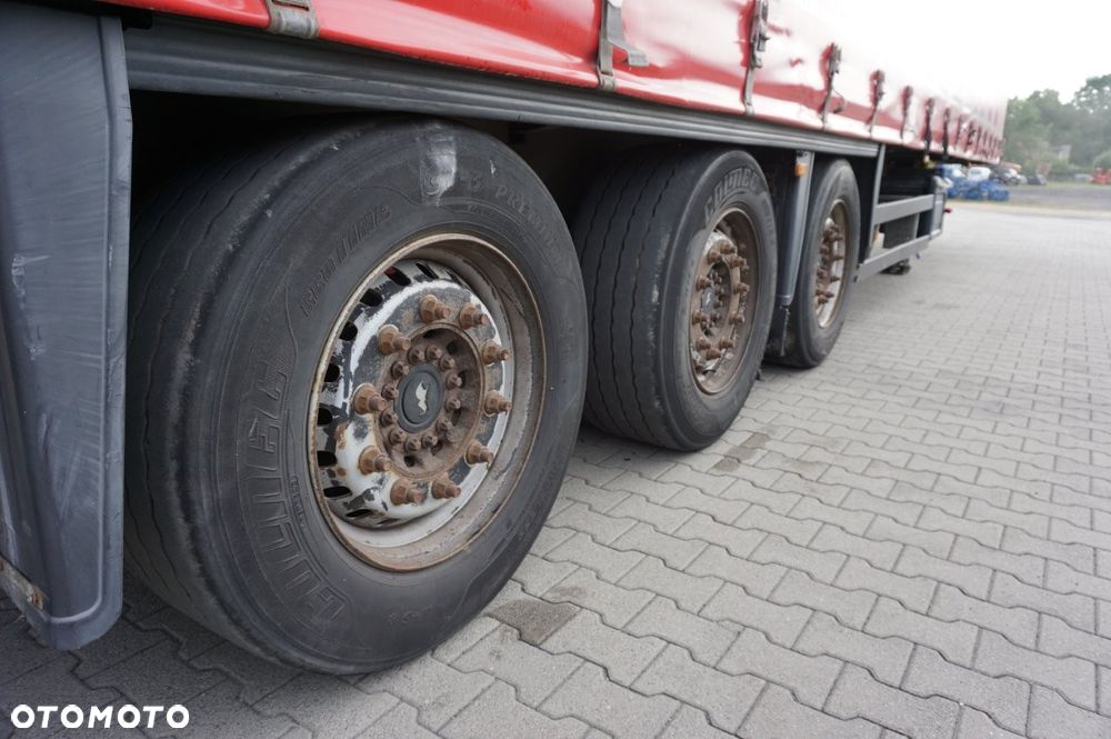 Schmitz Cargobull FIRANA OŚ PODNOSZONA ROZSUWANE SŁUPKI BDE * 2012 * - 7