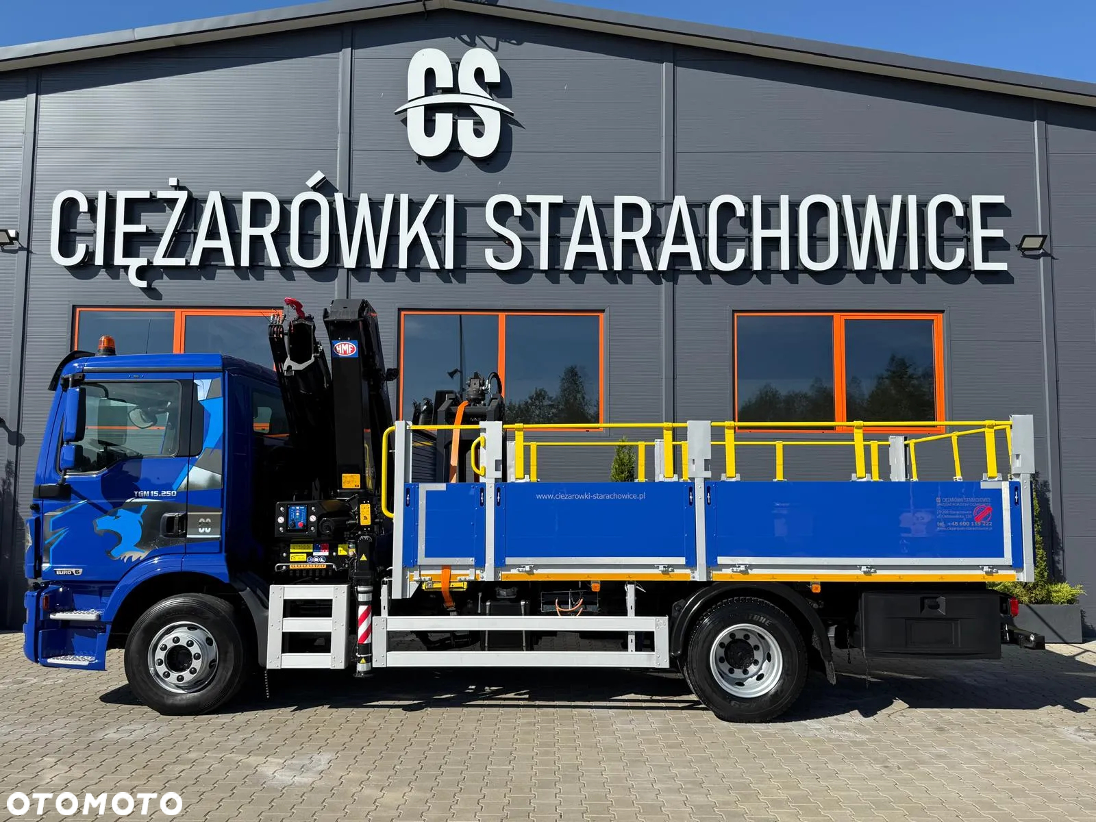 MAN TGM 15.250 skrzynia z żurawiem // E6 // HMF 1420 K1 HDS dzwig kran crane budowlanka - 18