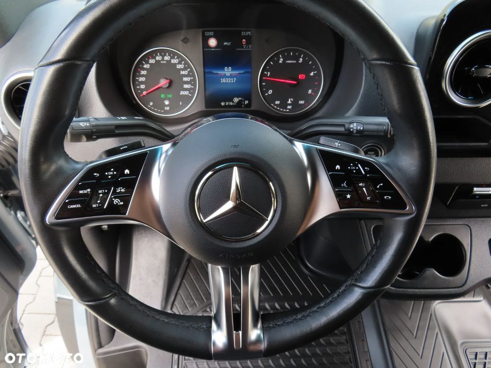 Mercedes-Benz Sprinter 319 CDI 190 KM 9G-Tronic Automat Furgon Blaszak Ekstra Długi LONG MAXI + 4800 mm Wysoki Dach WZMACNIANY Rozstaw Osi 4325 mm FULL Opcja Wyposażenia Stan Auta Nowy Jak Z Salonu OKAZJA DOSTEPNY I GOTOWY - 35