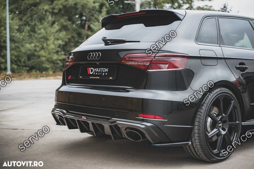 Difuzor bara spate Audi A3 RS3 8V Sportback 2017- v21 - Maxton Design - 5
