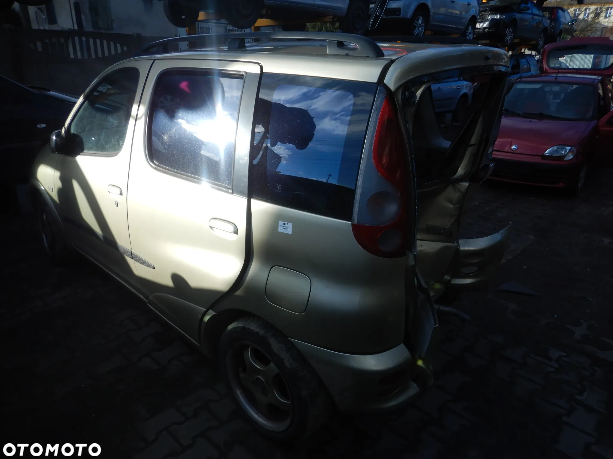 CZĘŚCI - Toyota Yaris verso 1,3VVTI 2NZ-FE 63KW 86KM 2000r. lakier 583 INDEX - 8117 - 3