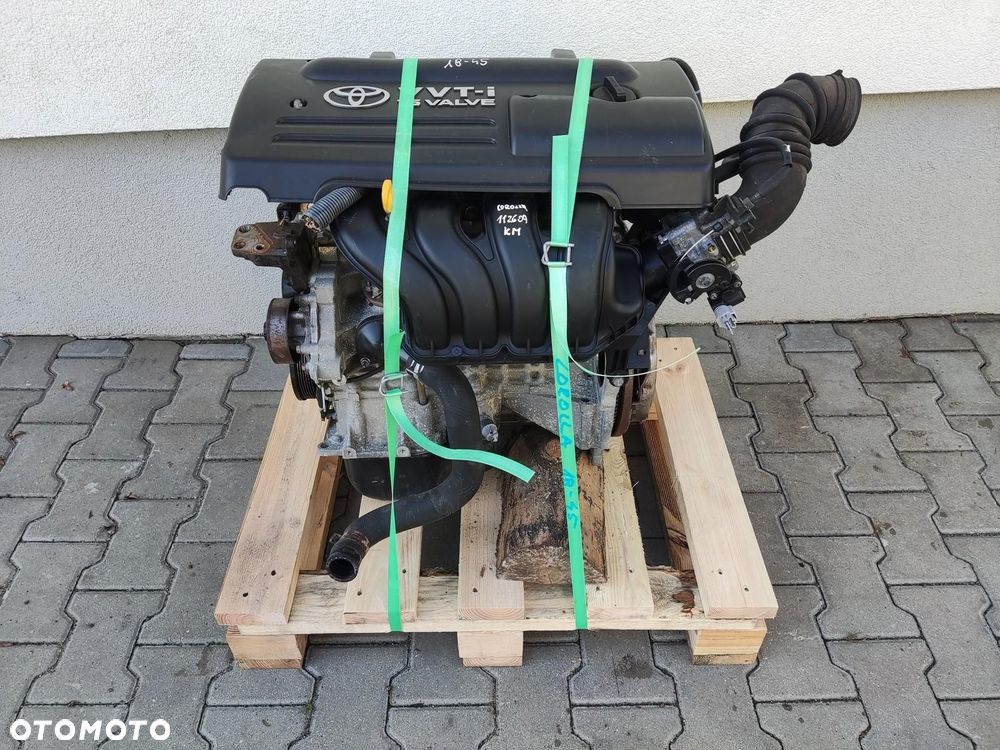 SILNIK KOMPLETNY WTRYSKIWACZE TOYOTA COROLLA IX E12 1.6 VVTI 3ZZ 112.609 KM - 2