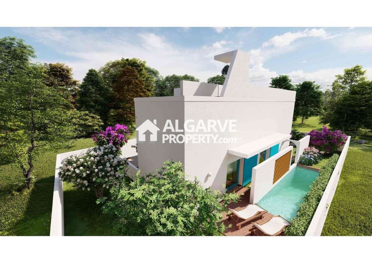 Lote de terreno com projeto aprovado perto da vila de Paderne, Albufei - Grande imagem: 3/14