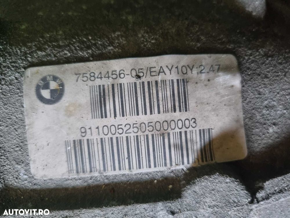 Grup diferential spate BMW seria 5 F10 F11 cod 7584456 raport 2.47 - 2
