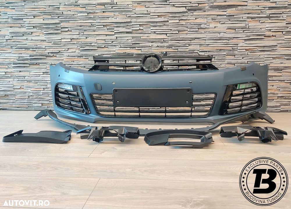 Bara Fata compatibila cu VW Golf 6 R20 Design pt Senzori Parcare - 2