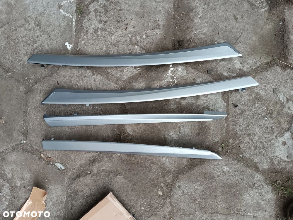 BMW 5 F10 2012R DEKORY LISTWY Z DRZWI TAPICERKI  BOCZKI KOMPLET 7225546 AKZ. LICHT - 1