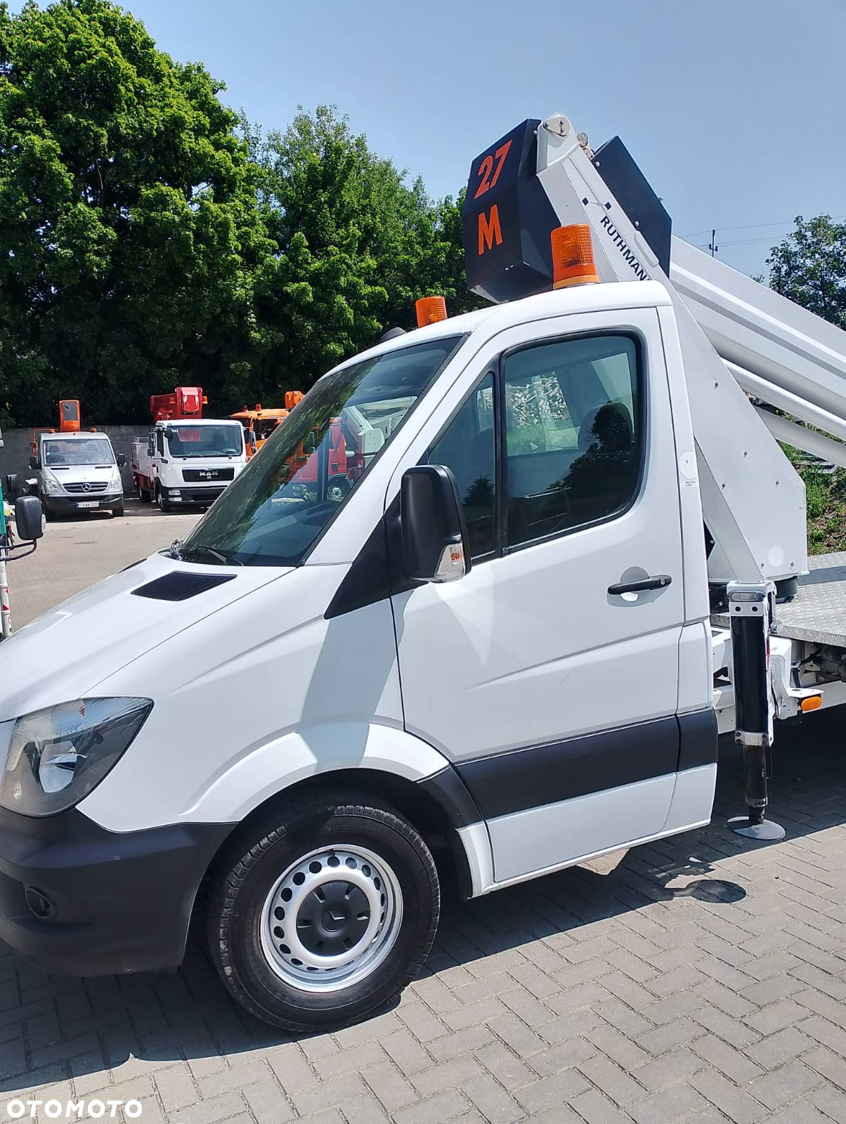 Mercedes-Benz Podnośnik Koszowy Ruthmann TB270 Zwyżka 27 Metrów 16 w Bok UDT Import Jak Wumag Gsr Multitel - 3