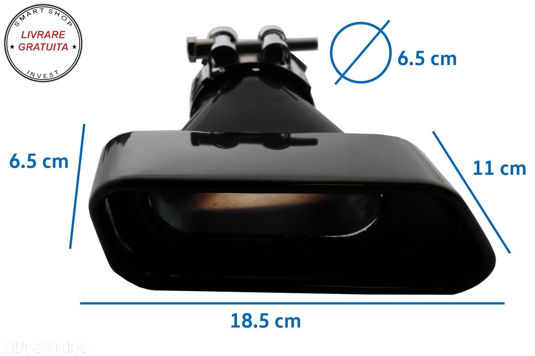 Tobe Ornamente sistemul de evacuare BMW seria 5 F10 F11 F18 V8 LCI Design Editie N- livrare gratuita - 5