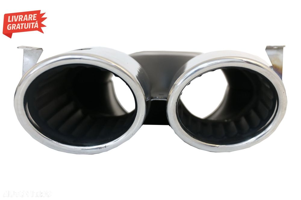 Difuzor Bara Spate cu Ornamente Evacuare Crom Mercedes GLE W167 SUV (2019-Up) GLE5- livrare gratuita - 12