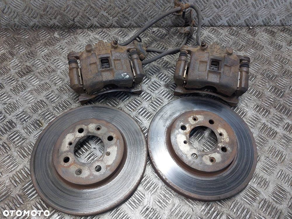 TARCZE HAMULCOWE PRZÓD + KLOCKI + ZACISKI HONDA CITY IV 1.4 16V - 1