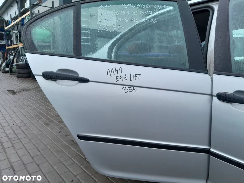BMW E46 DRZWI PRAWE TYLNE PRAWY TYŁ SEDAN KOLOR: 354 - 1