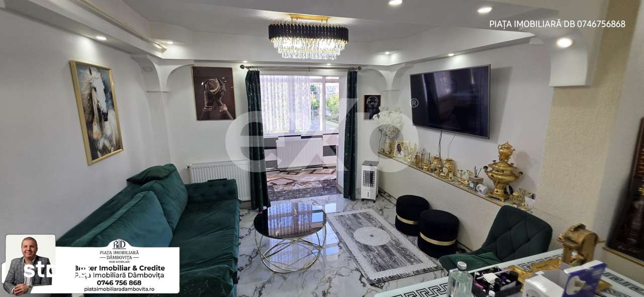 Apartament unic de 4 camere (reorganizat inteligent), Mobilat & Utilat — fotografia 1