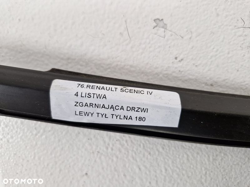 renault scenic 4 iv listwa zgarniająca drzwi lewy tył lewa tylna - 5