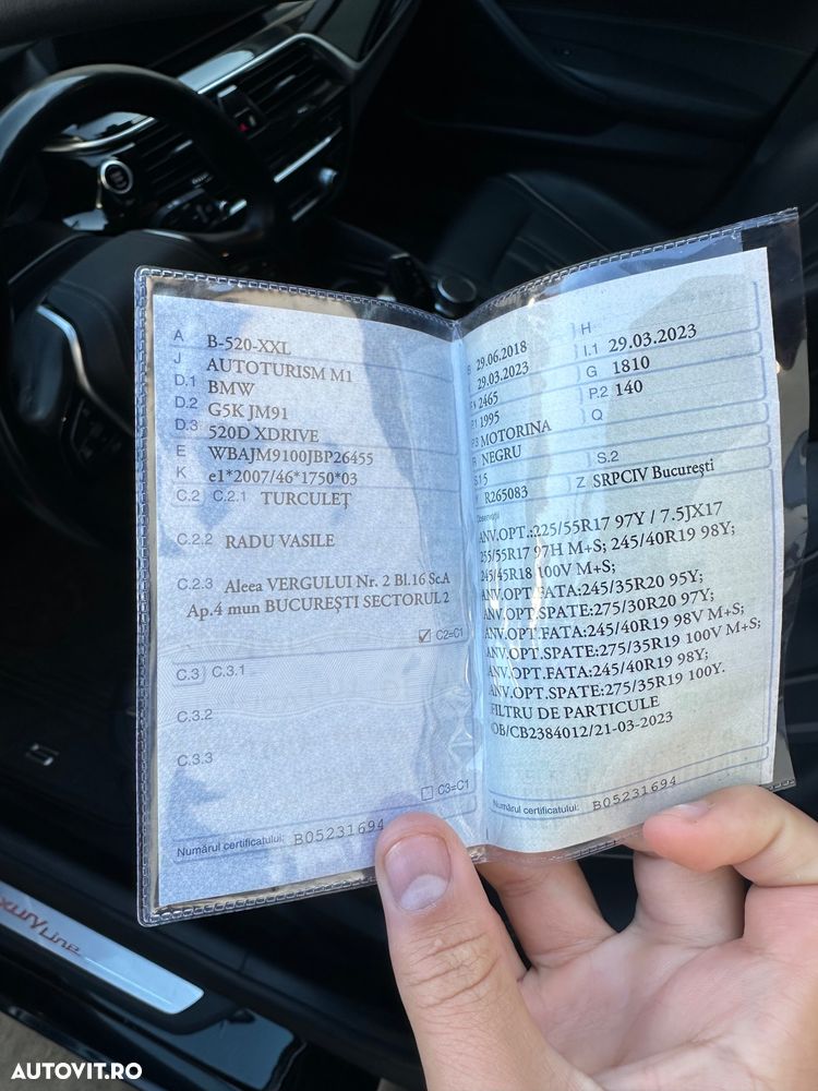 BMW Seria 5 520d xDrive Aut. Luxury Line - 23