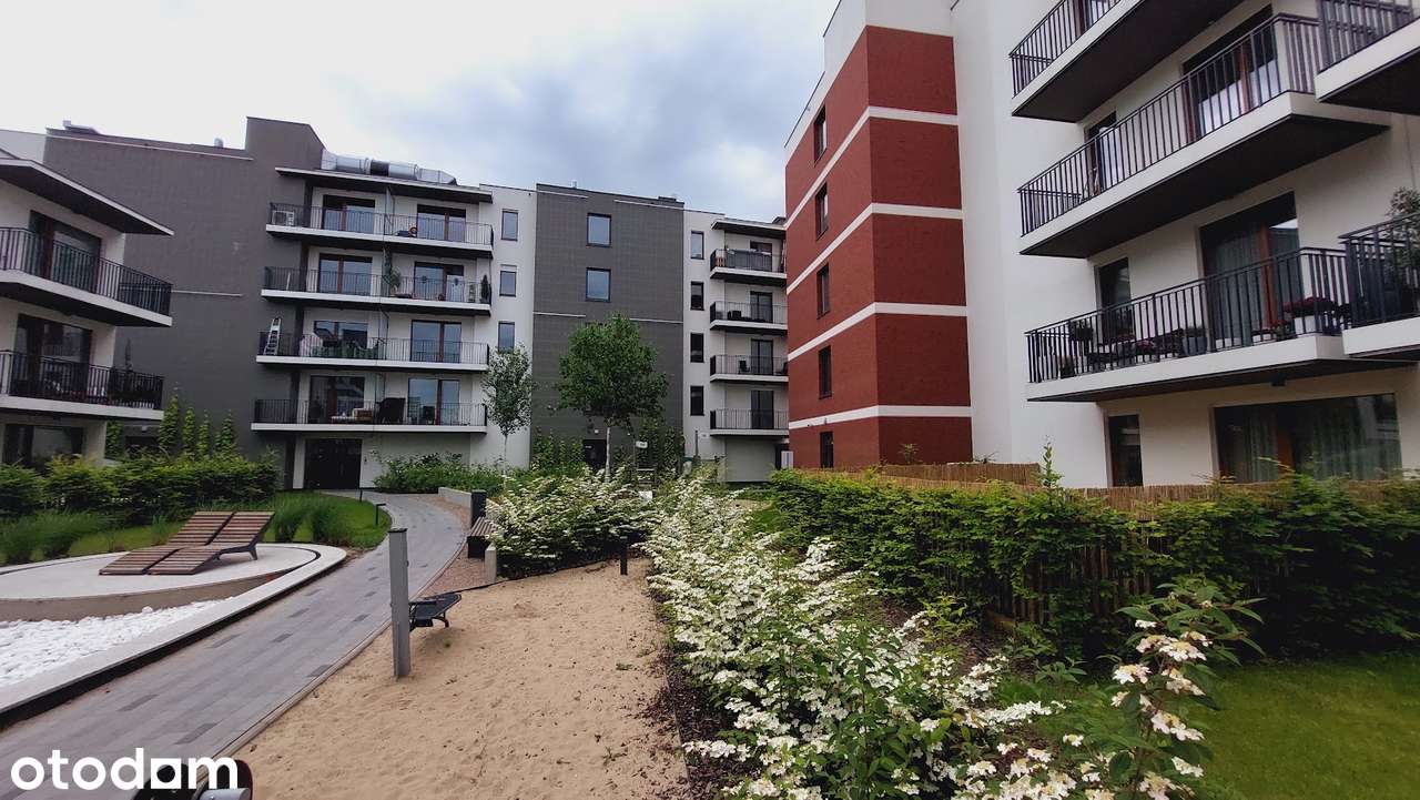 Nowy pachnący apartament 2 pok. 48m2 z balkonem 7m2