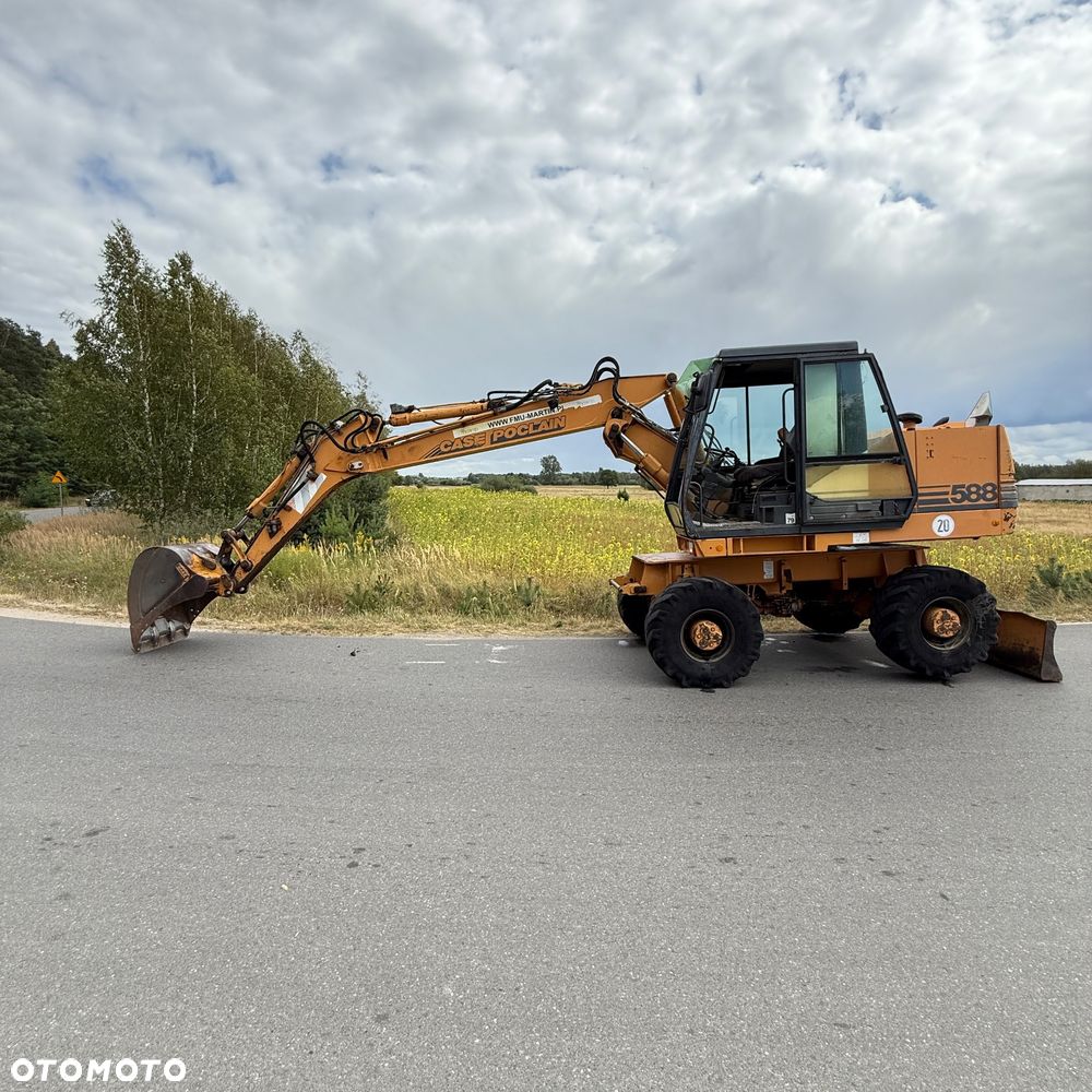 Case Poclain 588 14 ton koparka obrotówka kołowa - 8