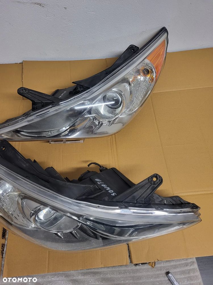 Hyundai sonata 2013rok lampa lewa przod prawa przod - 4