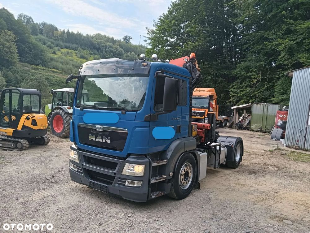 MAN TGS 18.400 4x2 HDS Palfinger PK 22002-EH | Euro 5 | Sprowadzony DE | 400 tys. km | ciągnik siodłowy HDS żuraw dźwig podnośnik - 2