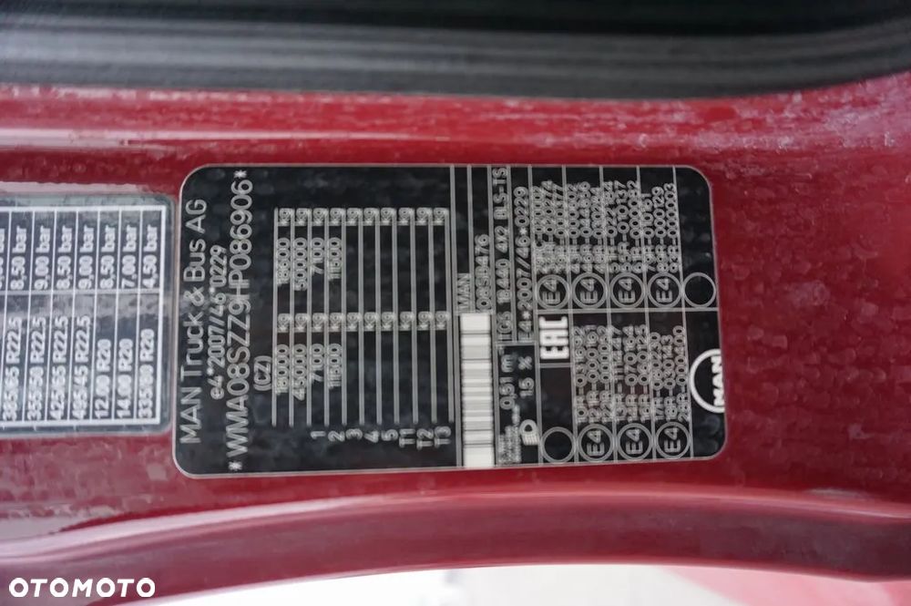 MAN TGS 18.440 4x2 BLS RETARDER * 872 000 KM * 2017 - 22