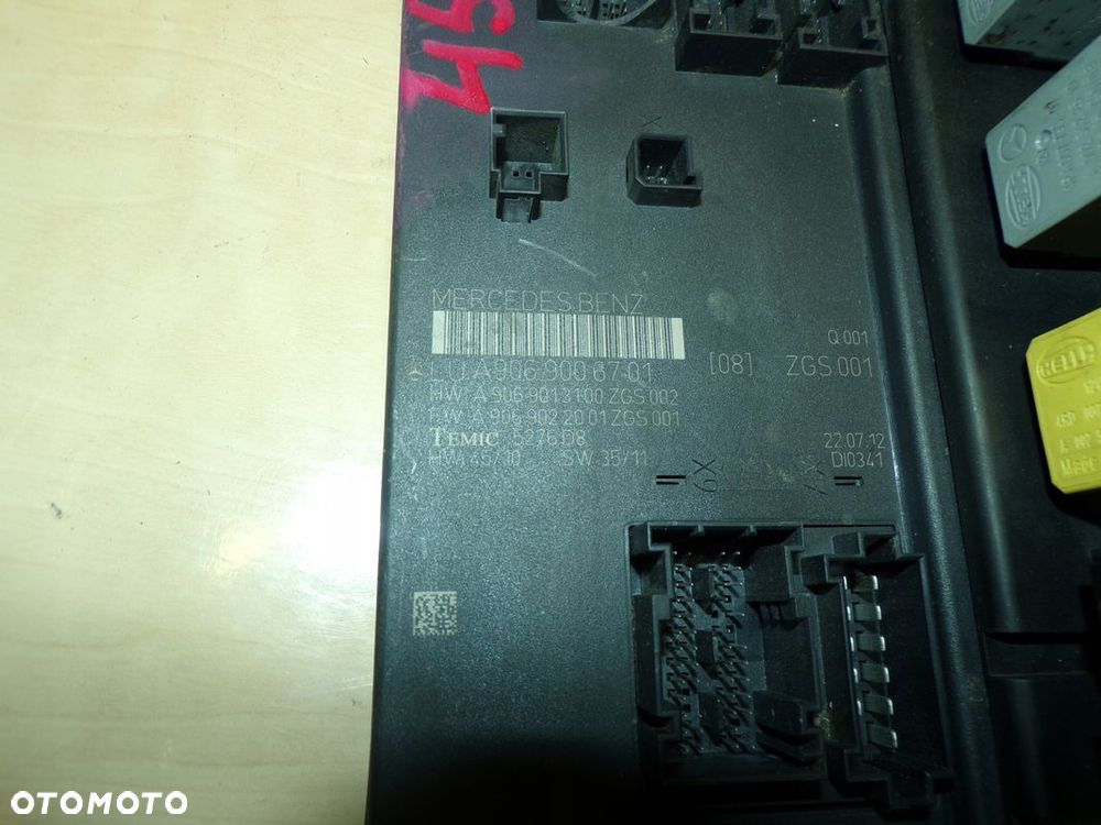 VW CRAFTER SPRINTER 906 MODUŁ BSI SAM A9069006701 - 5
