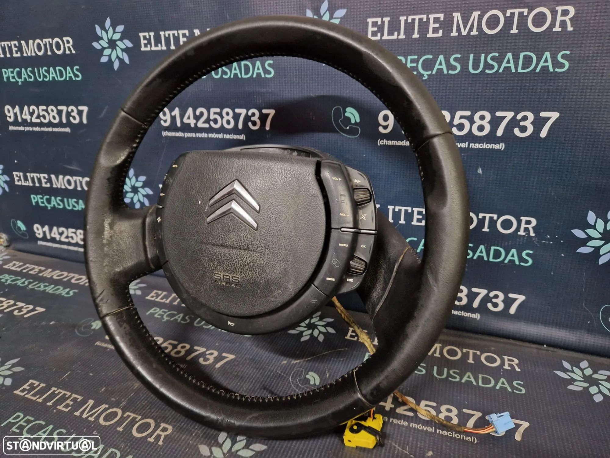 Volante pele usado CITROEN C4 MULTIFUNÇÕES AIRBAG - 1