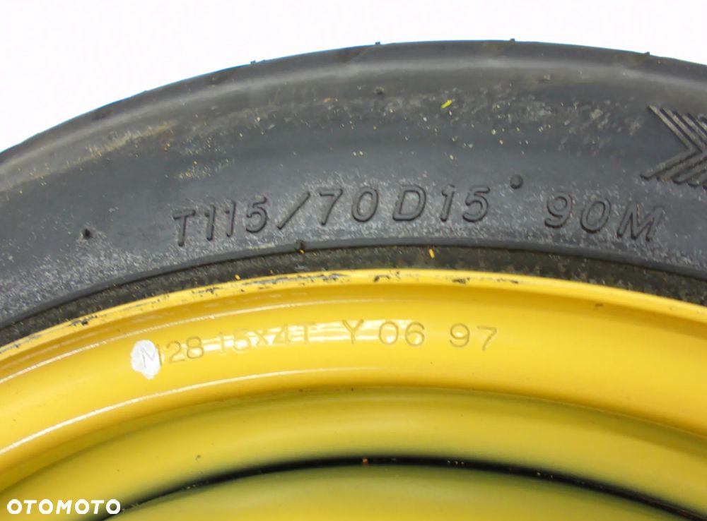 Toyota Yaris III Koło Dojazdowe 4x100 4Jx15 115/70r15 - 3