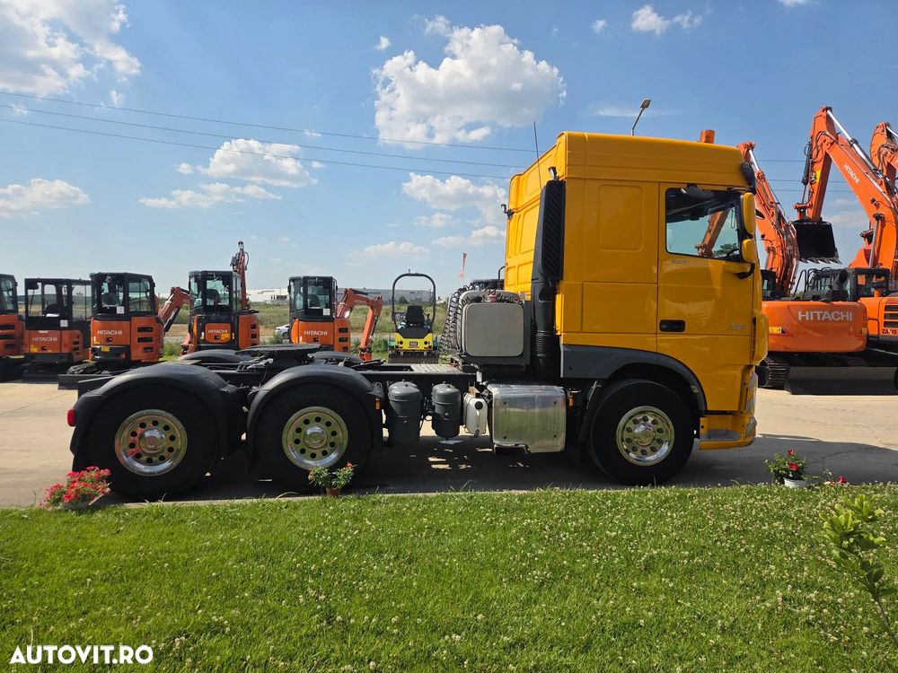 DAF XF 530 6x4, 2021, 370.795km, FULL OPTION, cutie AUTOMATA+RETARDER, Aer cond STATIONARE, FRIGIDER, proiectoare, girofar, kit basculare, 2 x 600l, Masa totala 78t, rulat doar in GERMANIA, STARE FOARTE BUNA, posibil leasing 4 ani-PROMOTIE 52.900 EUR+Tva - 7