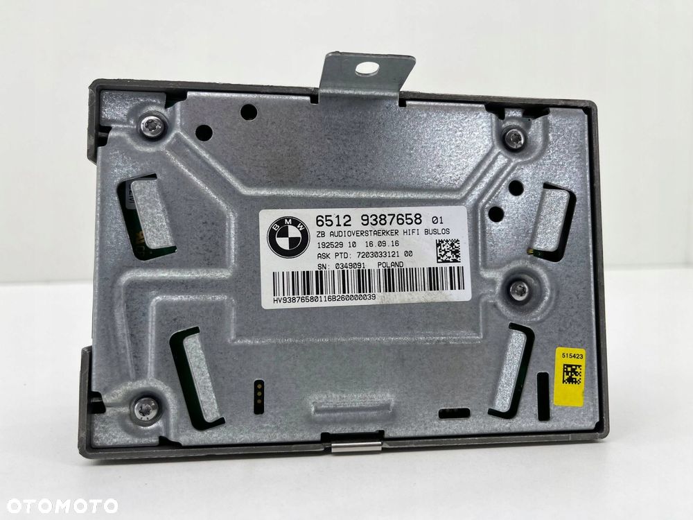 BMW F30 F80 MODUŁ RADIA WZMACNIACZ HIFI 9387658 - 3