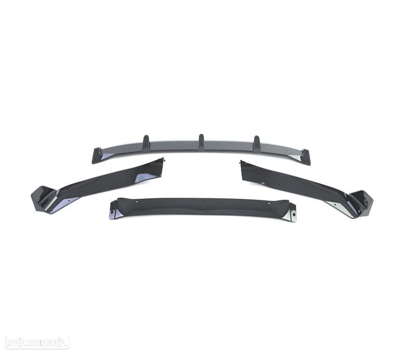 SPOILER LIP BMW X5 F15 12-18 LOOK M PERFORMANCE PRETO BRILHANTE - 6