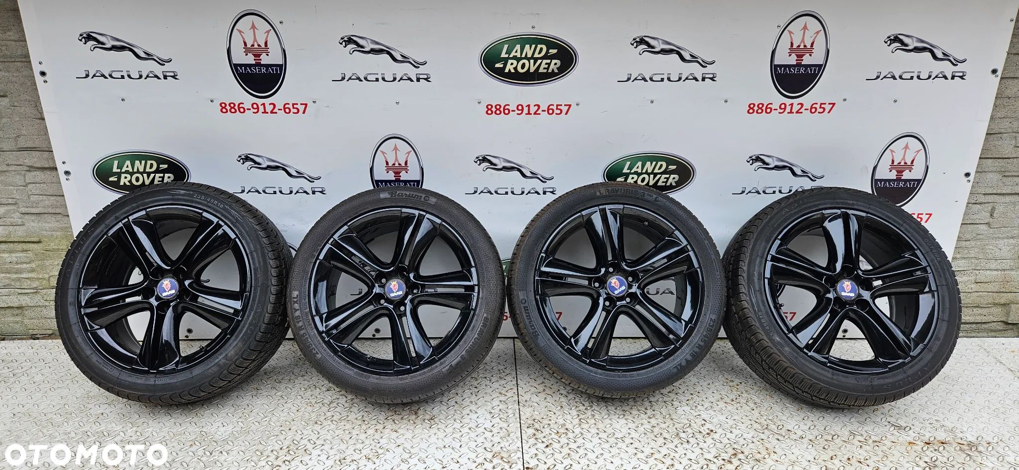 SAAB 9-3 93 II Komplet kół Alufelg Felgi Alufelgi z oponami Koła 12770237 ET 41 7.5Jx18 5x110  Opona 235/45/18 R18 18 Cali Opona Zima - 1