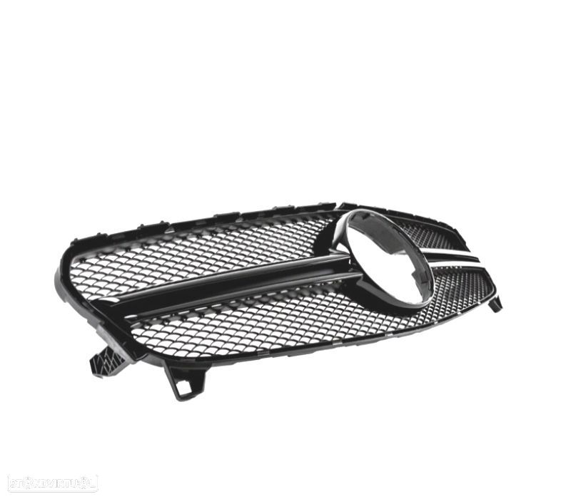 GRELHA FRONTAL MERCEDES CLASE A W176 15-18 LOOK AMG A45 PRETO BRILHANTE - 3