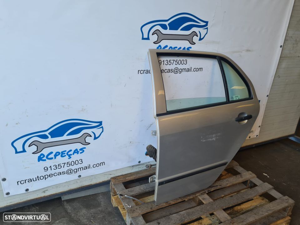 PORTA TRASEIRA TRÁS ESQUERDA | SKODA FABIA | FECHO ELEVADOR MOTOR PUXADOR VIDRO; - 2