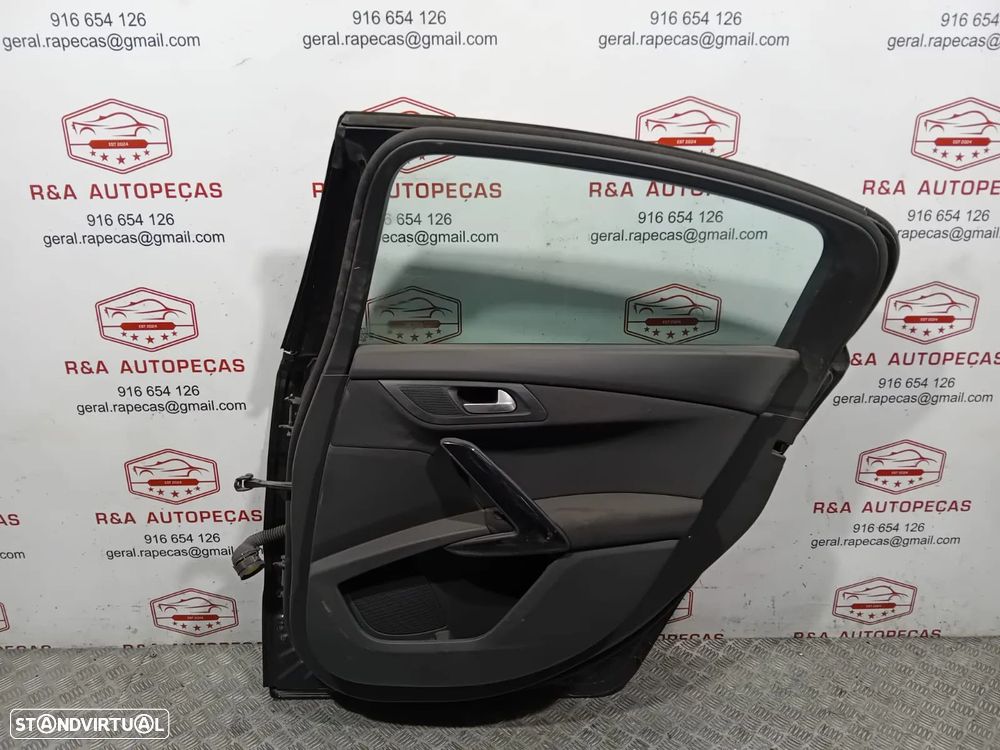 Porta Trás Traseira Direito Peugeot 508 Carro Original - 5