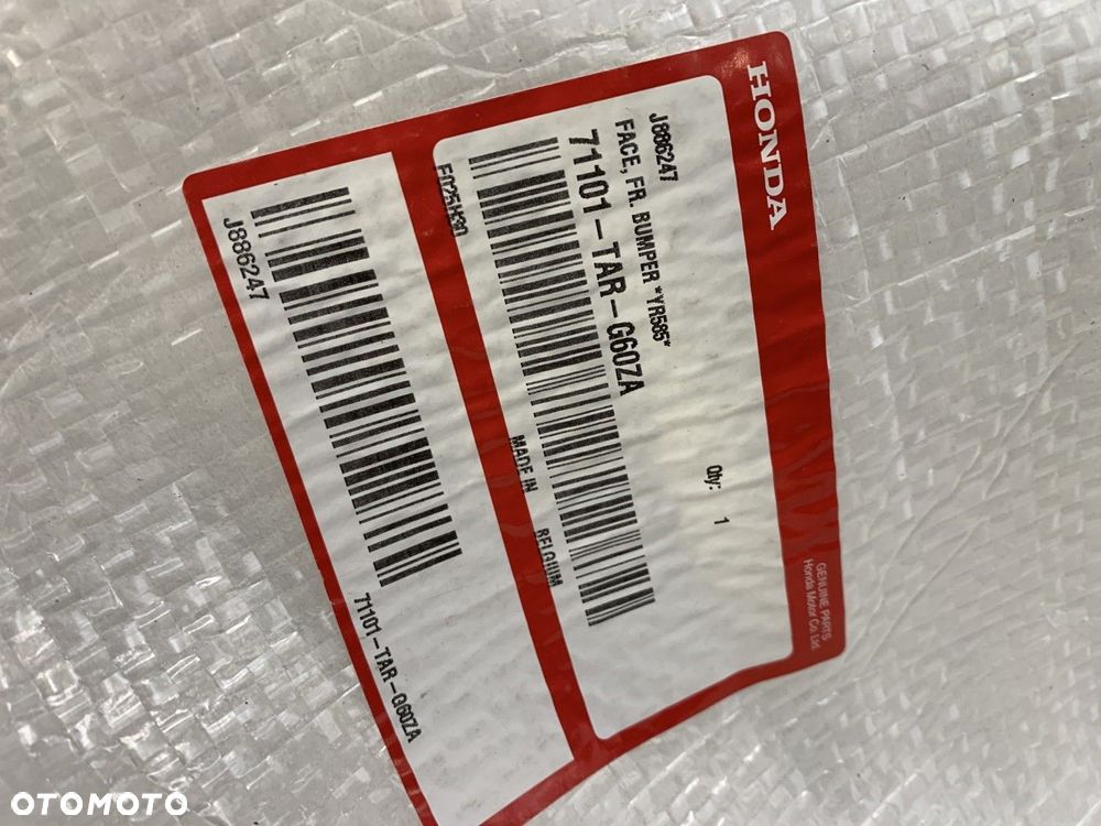 NOWY ORYGINALNY ZDERZAK PRZEDNI PRZÓD HONDA JAZZ IV 4 LIFT 17-20 PDC W KOLOR YR585 - 9