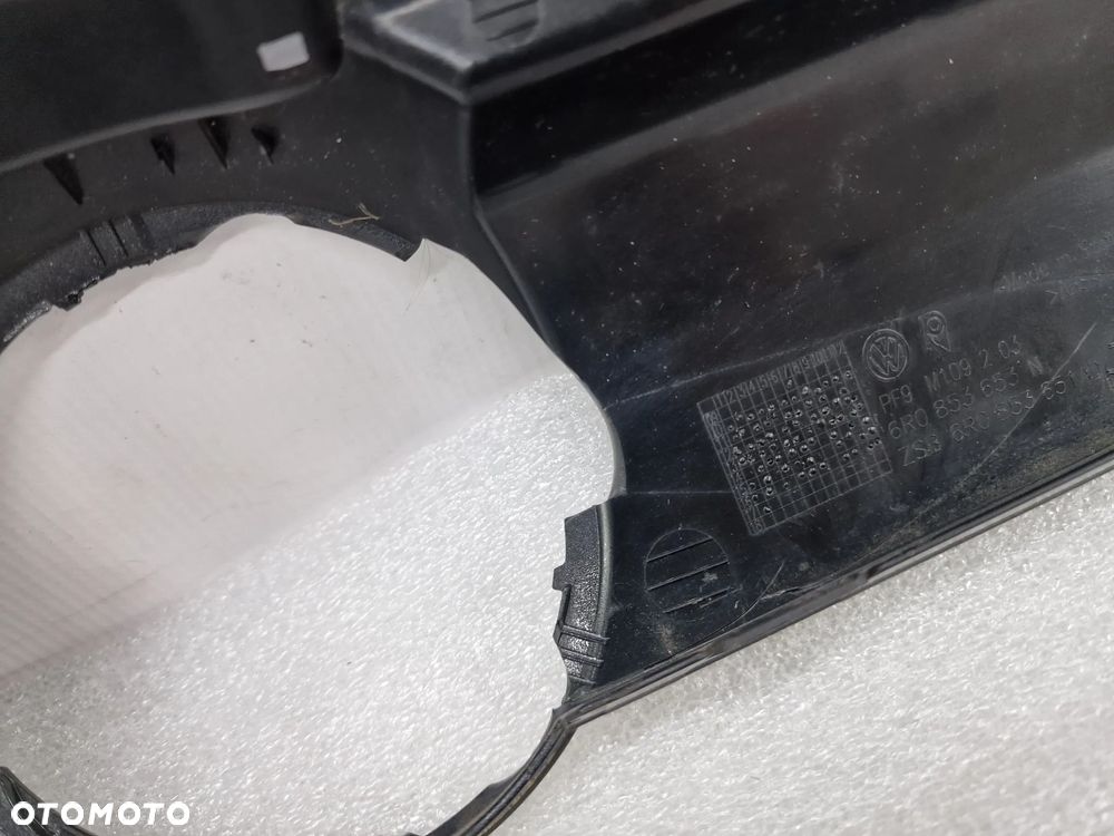 VW POLO 6R0 08- ATRAPA / GRILL PRZEDNI PRZÓD BLUEMOTION , NR 6R0853653N / 6R0853651AD , NR AUKCJI GL405 - 20