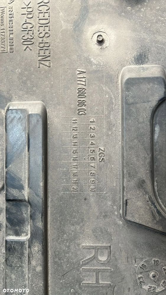 OSŁONA PODWOZIA LEWA PRAWA MERCEDES W177 - 3