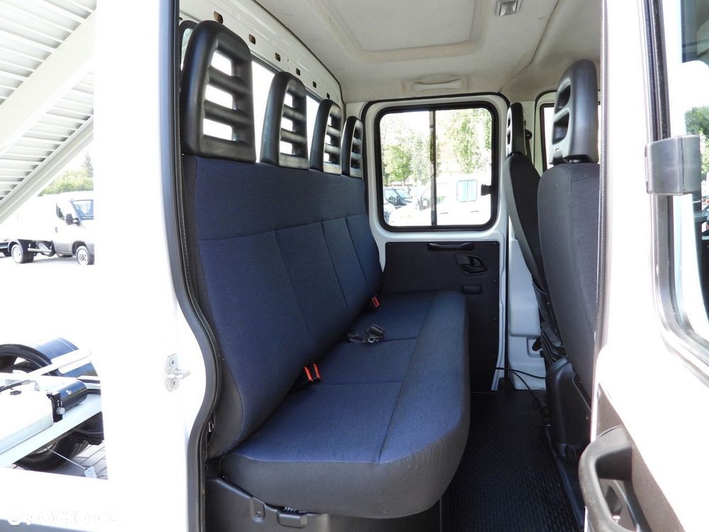 Iveco DAILY 35S14 WYWROTKA PODWÓJNA KABINA DOKA 6 MIEJSC TEMPOMAT LEDY AUTOMAT HI-MATIC KLIMATYZACJA  140KM - 40