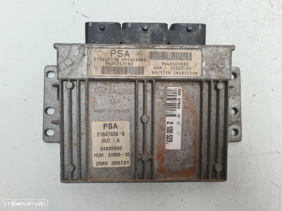 CENTRALINA PSA ORIGINAL 9646243580 9646509880 216474266 CITROEN XSARA N1 1.4i 75CV KFW TU3JP - 5