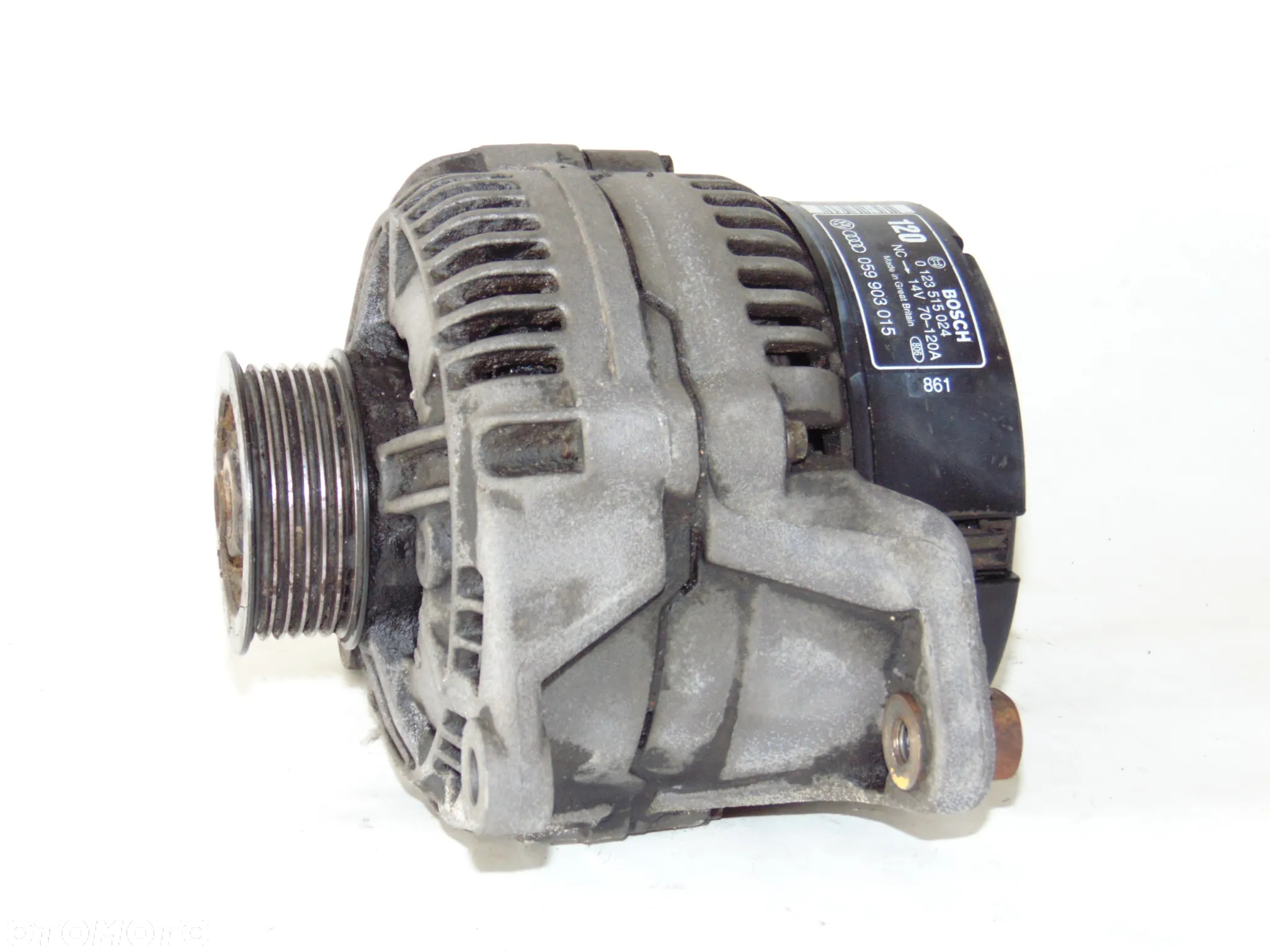 ORYGINAŁ alternator 0123515024 059903015 Audi A4 A6 C5 VW Volkswagen Passat B5 Skoda Superb I diesel 2.5 TDI V6 - 4