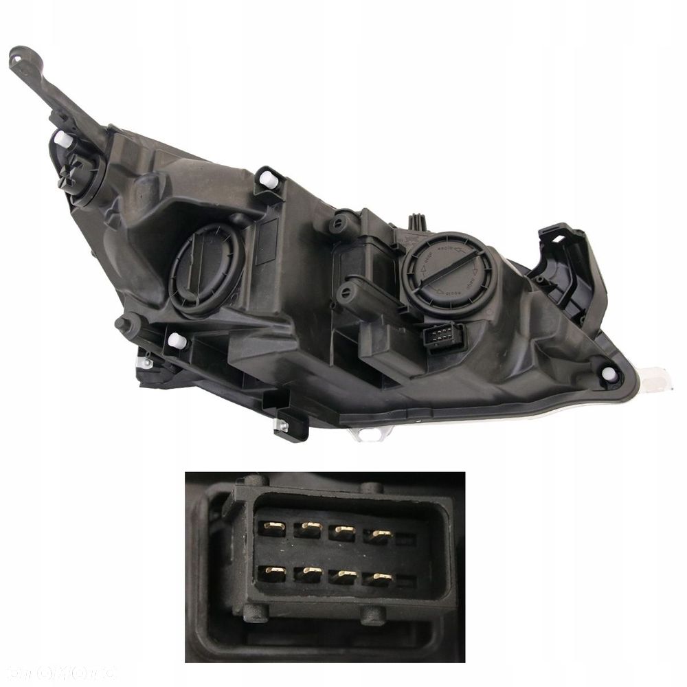 Reflektor Lampa Przód Tyc Czarna Opel Astra IV 4 J 2009-2012 L - 3