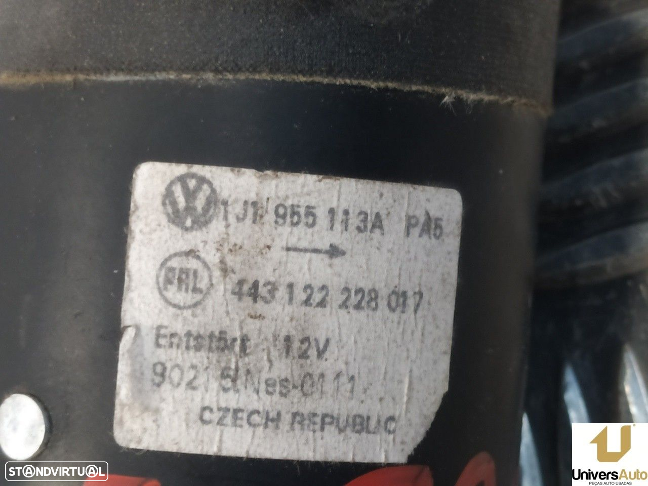 MOTOR LIMPA-VIDROS FRONTAL SKODA OCTAVIA I 1999 -1J1955113A - 4