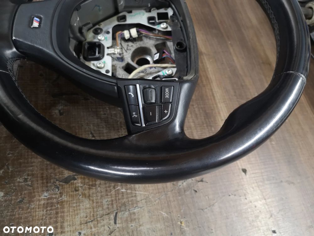 BMW 5 F10 F11 KIEROWNICA M PAKIET ORYGINALNA SKÓRZANA Z MULTIFUNKCJĄ ŁADNA - 11