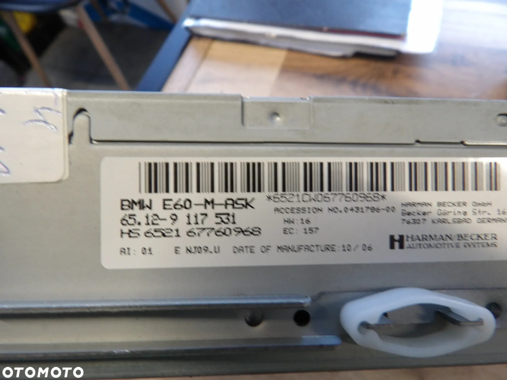 BMW - E60,E61 - RADIO NAWIGACJA - 9117531 - 2