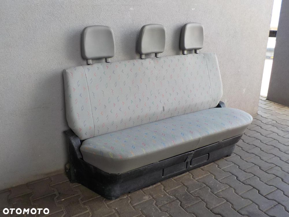 VW T4 DOKA DUBELKABINA FOTEL KANAPA ŁAWKA TYŁ - 1