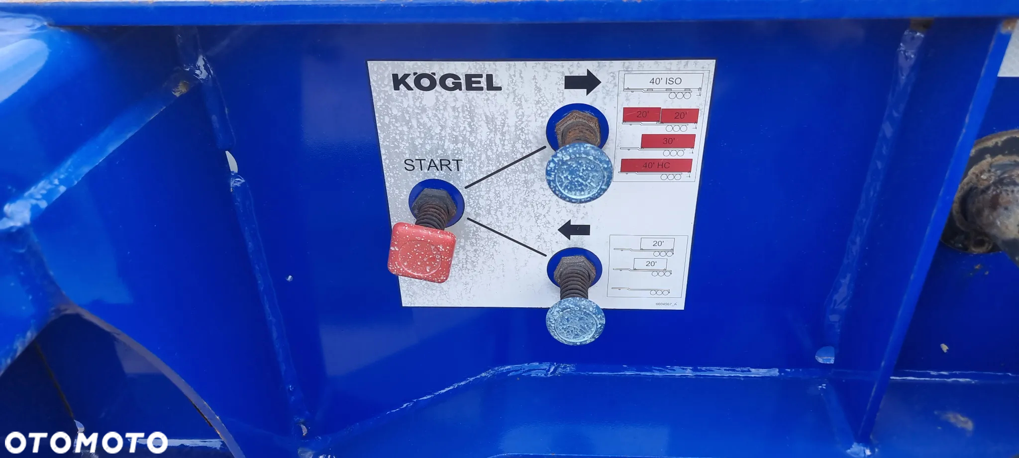 Kögel 31.000zł netto 10xNACZEPA POD KONTENER 2014r 2x20,30,40 3 OSIE ROZSUWANA SAF St. BDB MOŻLIWOŚĆ TRANSPORTU - 13