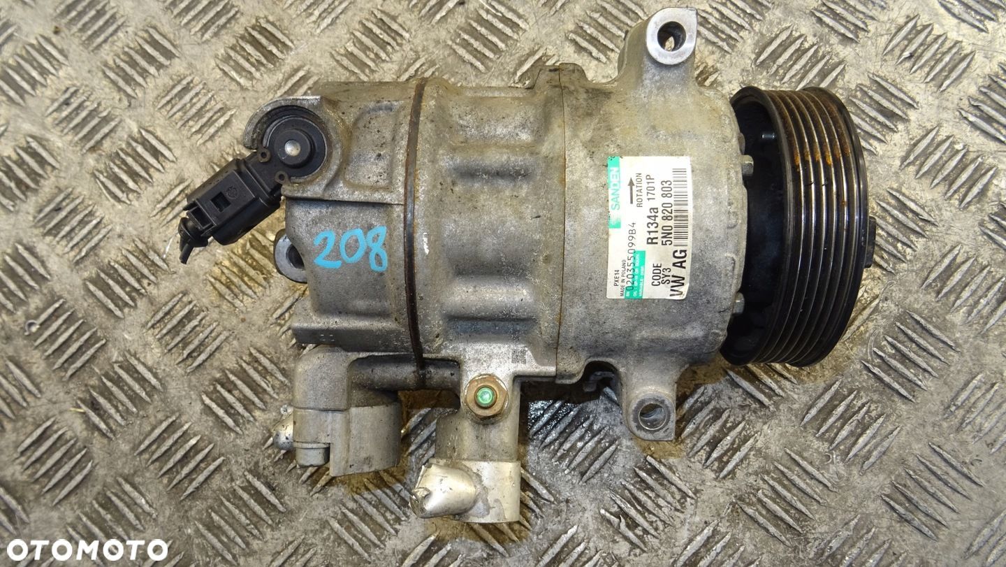 SPRĘŻARKA KOMPRESOR KLIMATYZACJI AUDI A3 8P LIFT 5N0820803 - 1