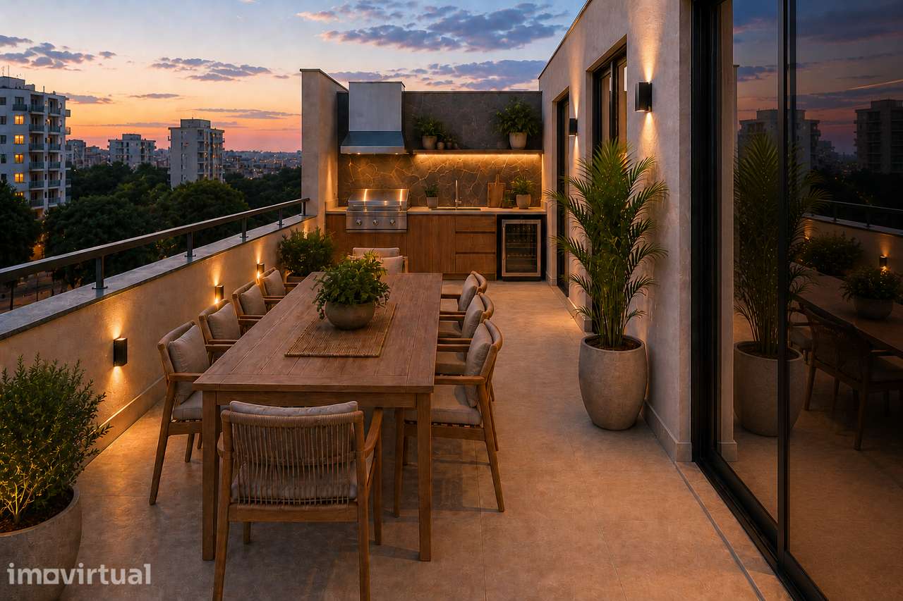 Apartamento T3 com Terraço e Varanda no Fusion Private Residence - Grande imagem: 2/32