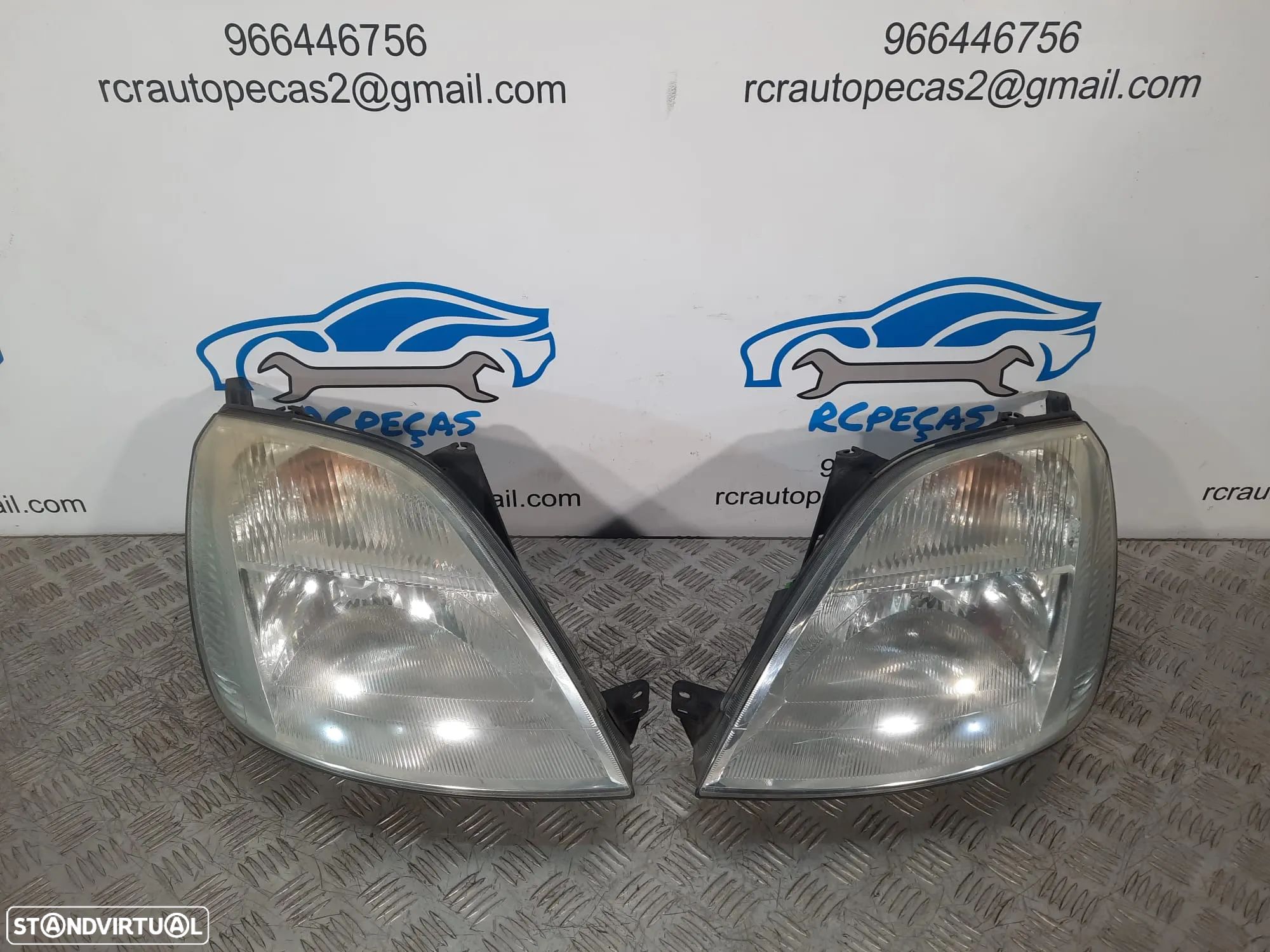 OTICA OTICAS ESQUERDA DIREITA FORD FIESTA V 5 MK5 OPTICA OPTICAS FAROL FAROIS ORIGINAL - 1